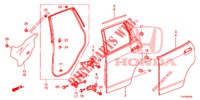 PAINEL PORTA TRASEIRA(4 PORTAS)  para Honda JAZZ 1.4 ESL 5 portas totalmente automática CVT 2012