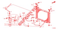 TUBO FLEXIVEL RADIADOR/DEPOSITO RESERVA  para Honda JAZZ 1.4 ESL 5 portas totalmente automática CVT 2012