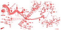 TUBO METALICO TRAVAOES/TUBO FLEXIVEL (LH) (VSA) para Honda JAZZ 1.4 ESL 5 portas totalmente automática CVT 2012