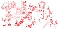 UNIDADE CONTROLO (COMPARTIMENT MOTEUR) (LH) para Honda JAZZ 1.4 ESL 5 portas totalmente automática CVT 2012
