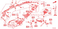 UNIDADE SRS (LH) para Honda JAZZ 1.4 ESL 5 portas totalmente automática CVT 2012