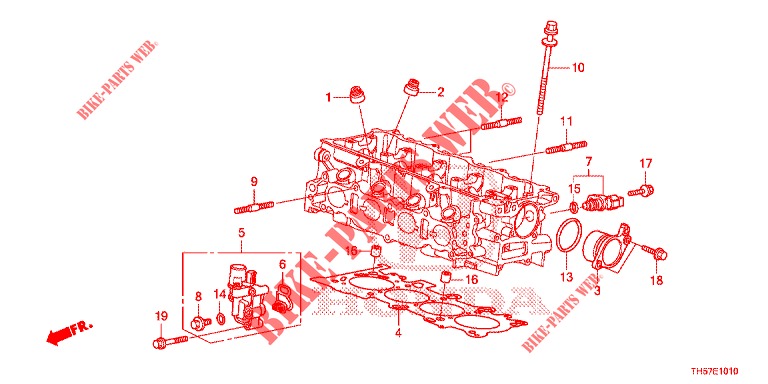 VALVULA EMBOLO/ SENSOR PRESSAO OLEO  para Honda JAZZ 1.4 ESL 5 portas totalmente automática CVT 2012