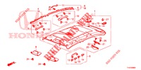 FORRO TECTO  para Honda JAZZ 1.4 ESLT 5 portas 5 velocidades manuais 2012