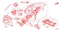 GUARNICAO INSTRUMENTOS (COTE DE CONDUCTEUR) (LH) para Honda JAZZ 1.4 ESLT 5 portas 5 velocidades manuais 2012
