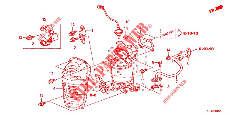 CONVERSOR BINARIO  para Honda JAZZ 1.4 ESLT 5 portas 5 velocidades manuais 2012