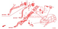AR CONDICIONADO (SENSEUR/CLIMATISEUR D'AIR AUTOMATIQUE) para Honda JAZZ 1.4 ESLT 5 portas totalmente automática CVT 2012