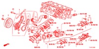BOMBA AGUA/TERMOSTATO  para Honda JAZZ 1.4 ESLT 5 portas totalmente automática CVT 2012