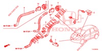 AR CONDICIONADO (SENSEUR/CLIMATISEUR D'AIR AUTOMATIQUE) para Honda JAZZ 1.4 LS 5 portas 5 velocidades manuais 2012