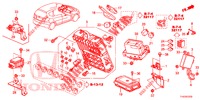 UNIDADE CONTROLO (CABINE) (1) (LH) para Honda JAZZ 1.4 LS 5 portas 5 velocidades manuais 2012