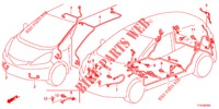 CABLAGEM (1) (LH) para Honda JAZZ 1.4 LS 5 portas totalmente automática CVT 2012