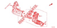 COMANDO AR CONDICIONADO AUTOMATICO (LH) para Honda JAZZ 1.4 LS 5 portas totalmente automática CVT 2012