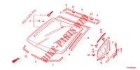 PARA BRISAS/ VIDRO TRASEIRO  para Honda JAZZ 1.4 LS 5 portas totalmente automática CVT 2012