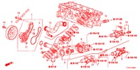 BOMBA AGUA/TERMOSTATO  para Honda JAZZ 1.4 LSH 5 portas 5 velocidades manuais 2012