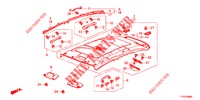 FORRO TECTO  para Honda JAZZ 1.4 LSH 5 portas totalmente automática CVT 2012