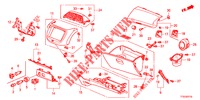 GUARNICAO INSTRUMENTOS (COTE DE PASSAGER) (LH) para Honda JAZZ 1.4 LSH 5 portas totalmente automática CVT 2012