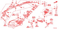 UNIDADE SRS (LH) para Honda JAZZ 1.4 LSH 5 portas totalmente automática CVT 2012