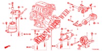 APOIO MOTOR (MT) para Honda JAZZ 1.4 LSLP 5 portas 5 velocidades manuais 2012