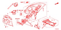 GUARNICAO INSTRUMENTOS (COTE DE CONDUCTEUR) (LH) para Honda JAZZ 1.4 LSLP 5 portas 5 velocidades manuais 2012