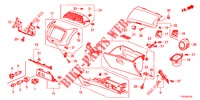 GUARNICAO INSTRUMENTOS (COTE DE PASSAGER) (LH) para Honda JAZZ 1.4 LSLP 5 portas 5 velocidades manuais 2012