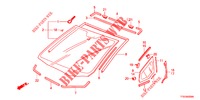 PARA BRISAS/ VIDRO TRASEIRO  para Honda JAZZ 1.4 LSLP 5 portas 5 velocidades manuais 2012