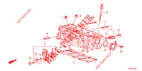 VALVULA EMBOLO/ SENSOR PRESSAO OLEO  para Honda JAZZ 1.4 LSLP 5 portas 5 velocidades manuais 2012