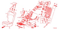 BANCO TRASEIRO/CINTO SEGURANCA (D.) para Honda JAZZ 1.4 ELEGANCE 5 portas totalmente automática CVT 2012