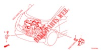 ESTEIO DO ARNES DO MOTOR(1.7L)(D.)  para Honda JAZZ 1.4 ELEGANCE 5 portas totalmente automática CVT 2012