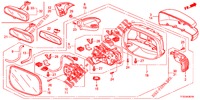 RETROVISOR/PALA SOL (VIRAGE AUTOMATIQUE) para Honda JAZZ 1.4 ELEGANCE 5 portas totalmente automática CVT 2012