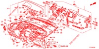 SUPERIOR PAINEL INSTR (LH) para Honda JAZZ 1.4 ELEGANCE 5 portas totalmente automática CVT 2012