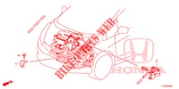 ESTEIO DO ARNES DO MOTOR(1.7L)(D.)  para Honda JAZZ 1.2 ELEGANCE 5 portas 5 velocidades manuais 2013