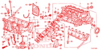 BLOCO CILINDROS/CARTER OLEO (1.2L/1.3L/1.4L) para Honda JAZZ 1.2 S 5 portas 5 velocidades manuais 2013