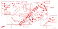 CABLAGEM (LH) (5) para Honda JAZZ 1.4 LUXURY ES 5 portas 5 velocidades manuais 2013