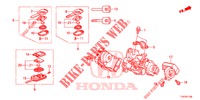 COMPONENTES CANHAO CHAVE  para Honda JAZZ 1.4 LUXURY ES 5 portas 5 velocidades manuais 2013