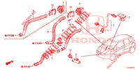 AR CONDICIONADO (SENSEUR/CLIMATISEUR D'AIR AUTOMATIQUE) para Honda JAZZ 1.4 LUXURY 5 portas totalmente automática CVT 2013
