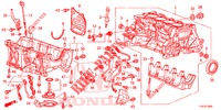 BLOCO CILINDROS/CARTER OLEO (1.2L/1.3L/1.4L) para Honda JAZZ 1.4 LUXURY 5 portas totalmente automática CVT 2013