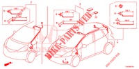 CABLAGEM (LH) (6) para Honda JAZZ 1.4 LUXURY 5 portas totalmente automática CVT 2013