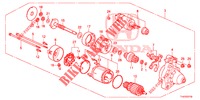 COMPONENTE MOTOR ARRANQUE (DENSO) para Honda JAZZ 1.4 LUXURY 5 portas totalmente automática CVT 2013