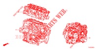 KIT JUNTAS/CONJ. MOTOR/CONJ. CAIXA VELOCIDADES  para Honda JAZZ 1.4 LUXURY 5 portas totalmente automática CVT 2013