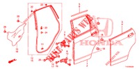 PAINEL PORTA TRASEIRA(4 PORTAS)  para Honda JAZZ 1.4 LUXURY 5 portas totalmente automática CVT 2013
