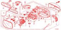 RETROVISOR/PALA SOL (VIRAGE AUTOMATIQUE) para Honda JAZZ 1.4 LUXURY 5 portas totalmente automática CVT 2013