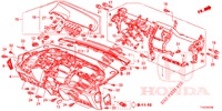 SUPERIOR PAINEL INSTR (LH) para Honda JAZZ 1.4 LUXURY 5 portas totalmente automática CVT 2013