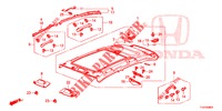 FORRO TECTO (TOIT PANORAMIQUE) para Honda JAZZ 1.4 LUXURY ESH 5 portas 5 velocidades manuais 2013