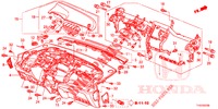 SUPERIOR PAINEL INSTR (LH) para Honda JAZZ 1.4 LUXURY ESH 5 portas 5 velocidades manuais 2013