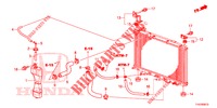 TUBO FLEXIVEL RADIADOR/DEPOSITO RESERVA  para Honda JAZZ 1.4 LUXURY ESH 5 portas 5 velocidades manuais 2013