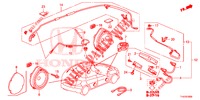 ANTENA/ALTIFALANTE  para Honda JAZZ 1.4 LS 5 portas 5 velocidades manuais 2013