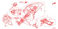 GUARNICAO INSTRUMENTOS (COTE DE CONDUCTEUR) (LH) para Honda JAZZ 1.4 LS 5 portas 5 velocidades manuais 2013