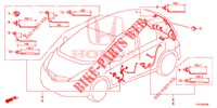 CABLAGEM (LH) (5) para Honda JAZZ 1.4 LS 5 portas totalmente automática CVT 2013