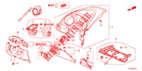 GUARNICAO INSTRUMENTOS (COTE DE CONDUCTEUR) (LH) para Honda JAZZ 1.4 LS 5 portas totalmente automática CVT 2013
