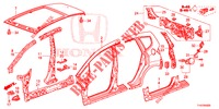 PAINEIS EXTERIOR/PAINEL TRASEIRO  para Honda JAZZ 1.4 LS 5 portas totalmente automática CVT 2013
