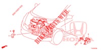 ESTEIO DO ARNES DO MOTOR(1.7L)(D.)  para Honda JAZZ 1.4 LSH 5 portas 5 velocidades manuais 2013
